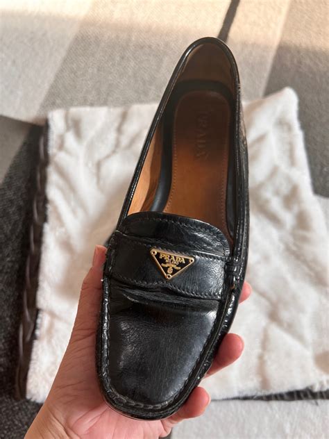 prada loafer plateau|prada driving loafers women's.